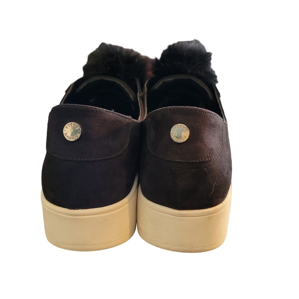 Steve Madden Bryanne pom pom slip-on shoes- 9.5 - Picture 4 of 10